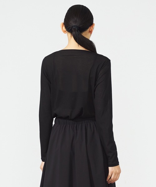 「Chacott」 長袖カットソー M ピンク レディース_画像2