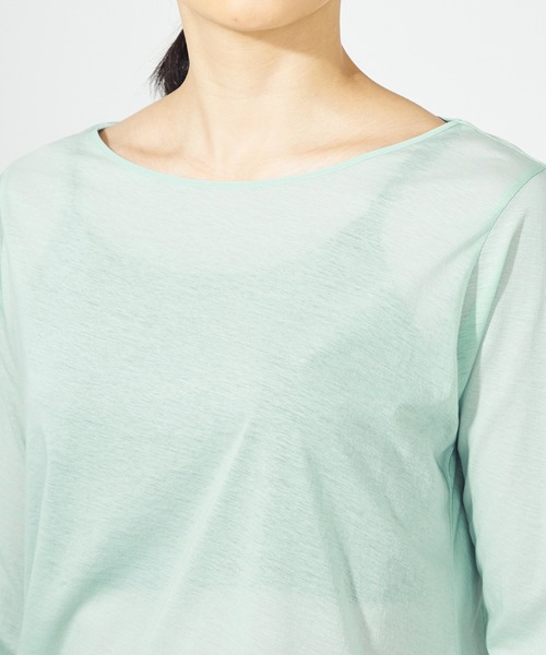 「Chacott」 長袖カットソー M ピンク レディース_画像7