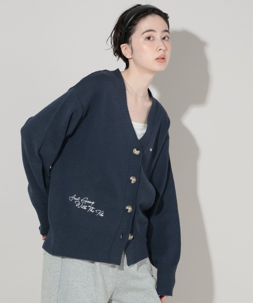 George's カーディガン ロゴシシュウカーディガン レディース
