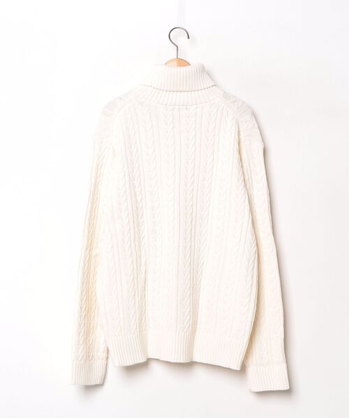 「MICHEL KLEIN」 タートルネックニット - ベージュ メンズ_画像2