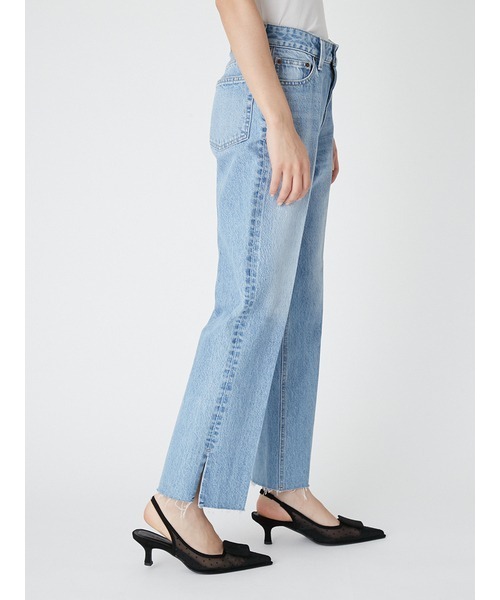 「Mila Owen」 デニムパンツ 1 ブラック レディース_画像4