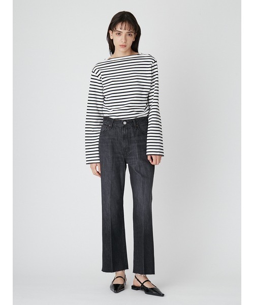 「Mila Owen」 デニムパンツ 1 ブラック レディース_画像9