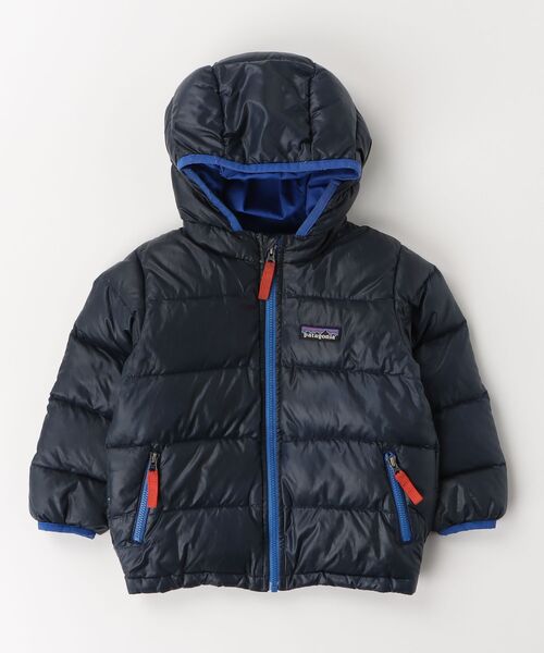 【美品】patagonia ダウンジャケット 2T 90サイズ　ネイビー/レッド patagonia（パタゴニア） 「KIDS」ダウンジャケット 2T ネイビー