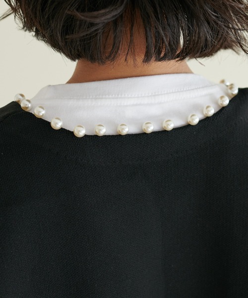 「LARUTA」 ニットカーディガン FREE オフホワイト レディース_画像3