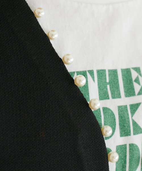 「LARUTA」 ニットカーディガン FREE オフホワイト レディース_画像5