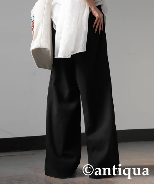 「antiqua」 チノパンツ MEDIUM カーキ レディース_画像3