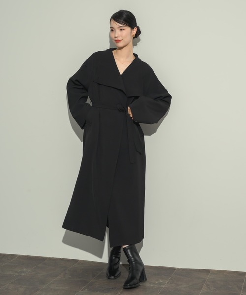 「NEUNA」 コート FREE ブラック レディース_画像8