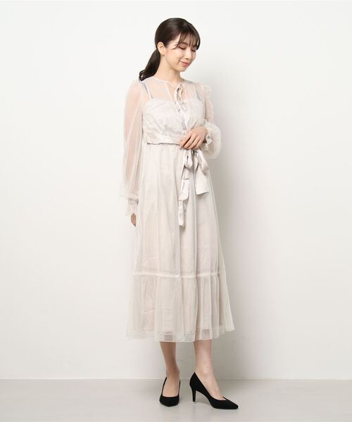 「EATME」 長袖ワンピース FREE ブラック レディース_画像2