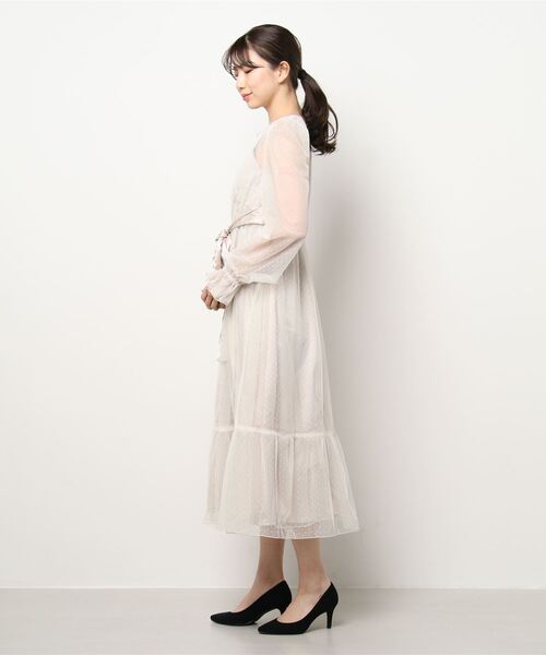 「EATME」 長袖ワンピース FREE ブラック レディース_画像4