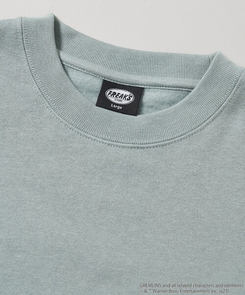 「FREAK'S STORE」 スウェットカットソー「GREMLINSコラボ」 LARGE グリーン メンズ_画像3