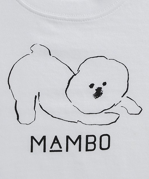 「MAMBO」 「KIDS」半袖Tシャツ FREE ホワイト キッズ_画像3