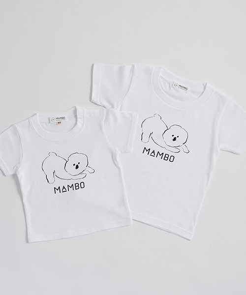 「MAMBO」 「KIDS」半袖Tシャツ FREE ホワイト キッズ_画像6