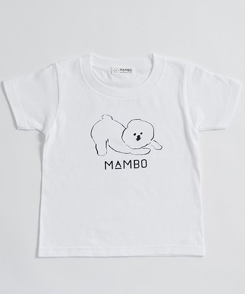 「MAMBO」 「KIDS」半袖Tシャツ FREE ホワイト キッズ_画像7