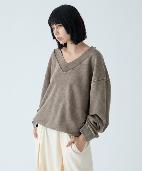 「VELNUS」 スウェットカットソー L ブルー メンズ_画像2