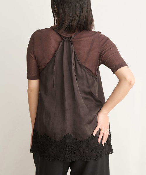 IENA LA BOUCLE（イエナラブークル） キャミソール IENA LA BOUCLE R/L