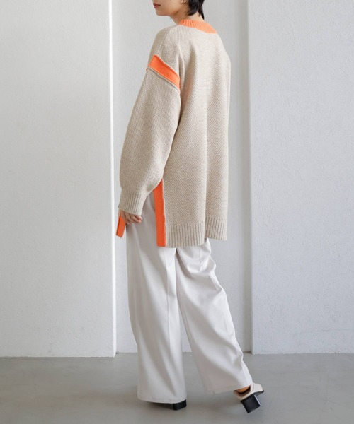 「LIAN」 長袖ニット FREE ベージュ レディース_画像5