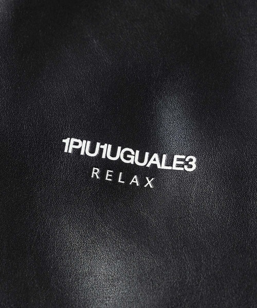 「1PIU1UGUALE3 RELAX 」 クラッチバッグ ONE SIZE ブラック メンズ_画像8