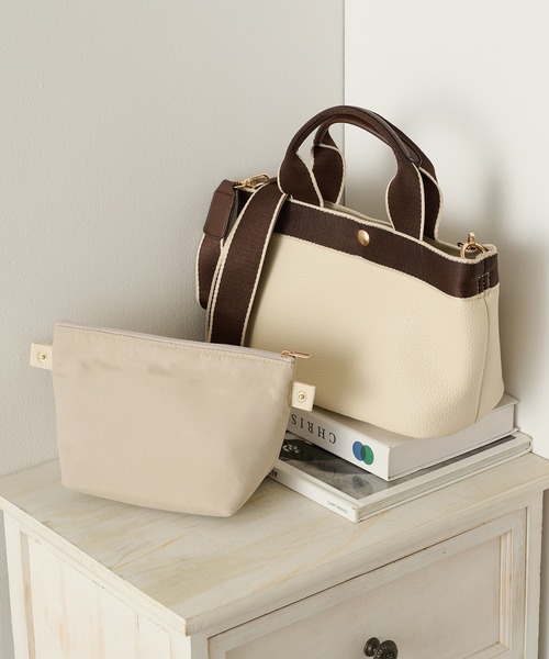 「MAISON BREEZE」 2WAYバッグ FREE ベージュ レディース_画像2