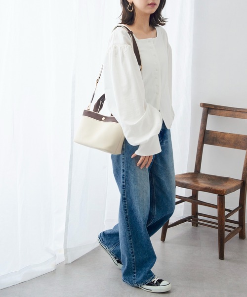 「MAISON BREEZE」 2WAYバッグ FREE ベージュ レディース_画像3