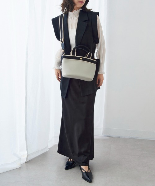 「MAISON BREEZE」 2WAYバッグ FREE ベージュ レディース_画像9