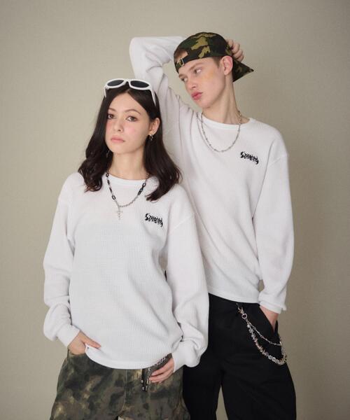 LTR DEPTH tシャツ LTR DEPTH/「26年春新作」ワッフルロゴT(LS) メンズ