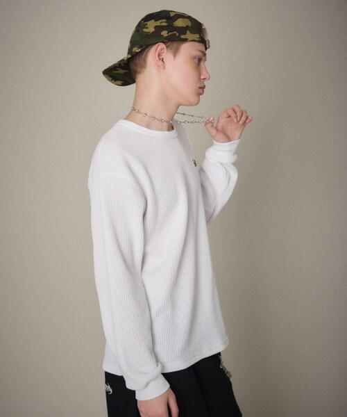 LTR DEPTH tシャツ LTR DEPTH/「26年春新作」ワッフルロゴT(LS) メンズ