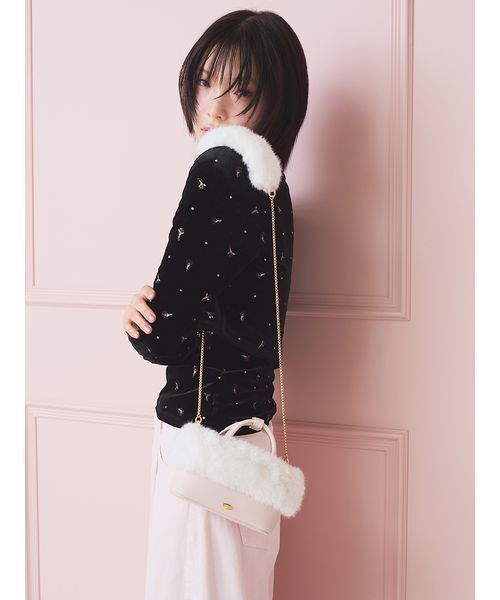 リリーブラウン♡2wayバッグ LILY BROWN（リリーブラウン） 2WAYバッグ F ライトグレー レディース