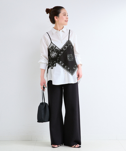B.C STOCK（ベーセーストック） ブラウス シャツ 「2枚セット」レース 