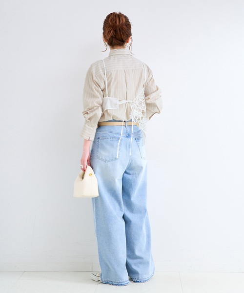 B.C STOCK（ベーセーストック） ブラウス シャツ 「2枚セット」レース