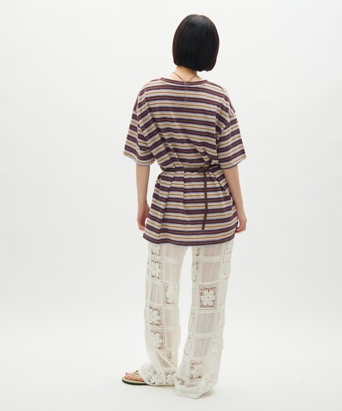 full/fill. パンツ flower crochet patchwork pants / フラワー