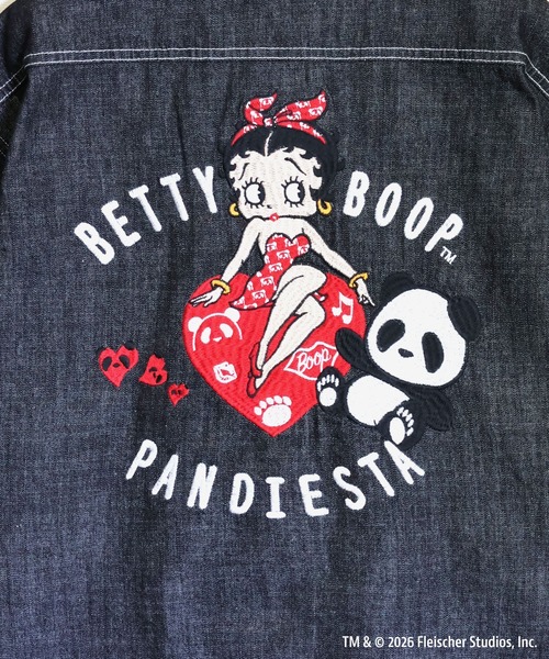 BETTY BOOP（ベティ ブープ） シャツ BETTY BOOP×PANDIESTA ハート 