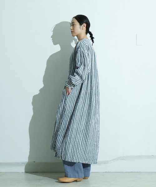 「IKKUNA」 長袖ワンピース 1 ベージュ レディース_画像5