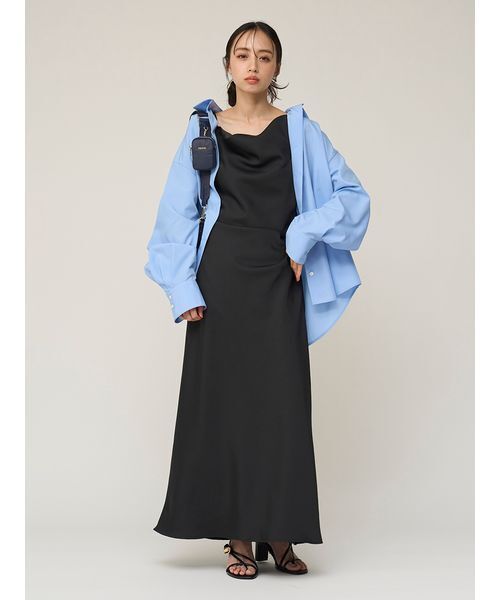ドレープナローキャミワンピース　snidel SNIDEL（スナイデル） ワンピース ドレープキャミワンピース