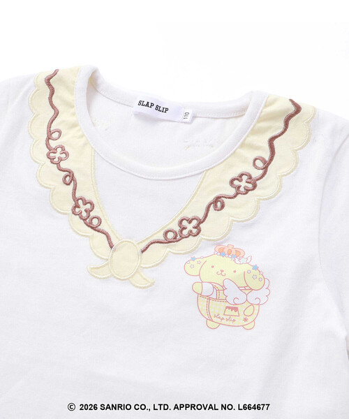 SLAP SLIP（スラップスリップ） tシャツ 「シナモロール/ポムポム