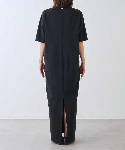 ワンピース 「ロングシーズン活躍/接触冷感/紫外線防止/手洗い可」ゴブソデカットソーワンピースの画像