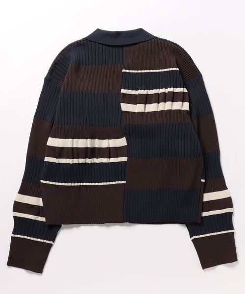 「VEQUM」 ニットカーディガン FREE ブラック レディース_画像2