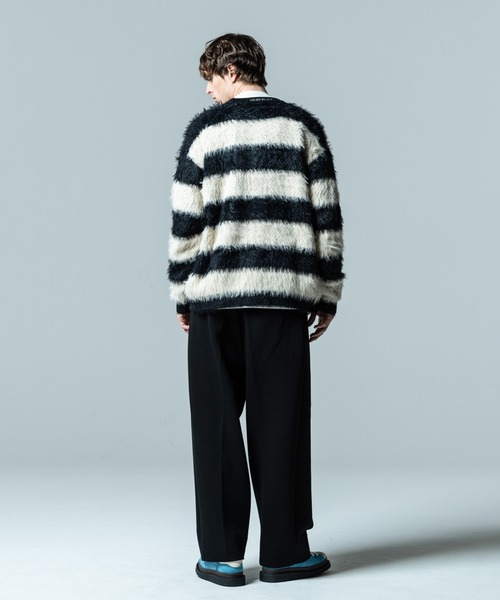 「glamb」 ニットカーディガン M ブラウン メンズの画像