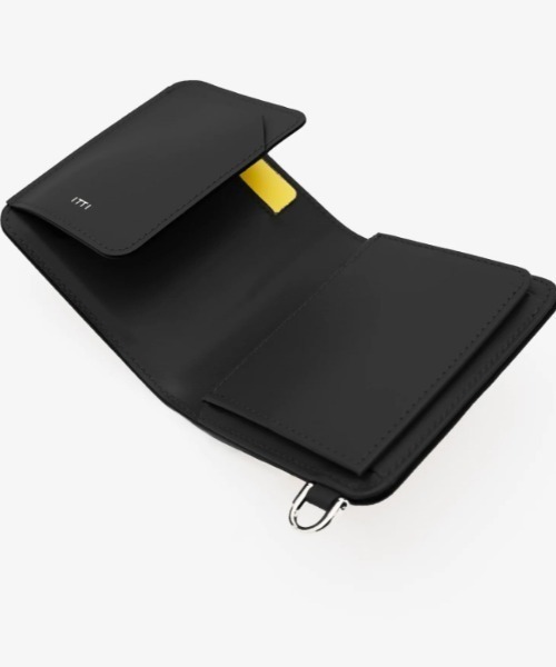 二つ折り財布 財布 ITTI/イッチ/CRISTY WIND COMPACT WLT / CROCO「2026年秋冬入荷モデル」 メンズ レディースの画像