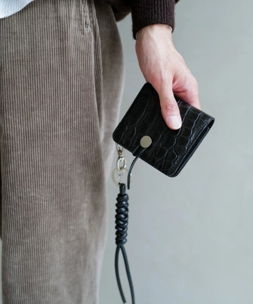 二つ折り財布 財布 ITTI/イッチ/CRISTY WIND COMPACT WLT / CROCO「2026年秋冬入荷モデル」 メンズ レディースの画像