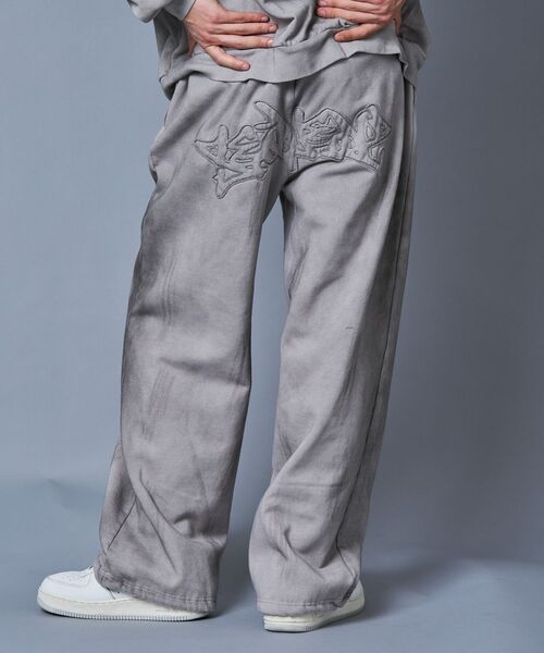 「SEQUENZ」 スウェットパンツ MEDIUM ダークブラウン メンズ_画像3