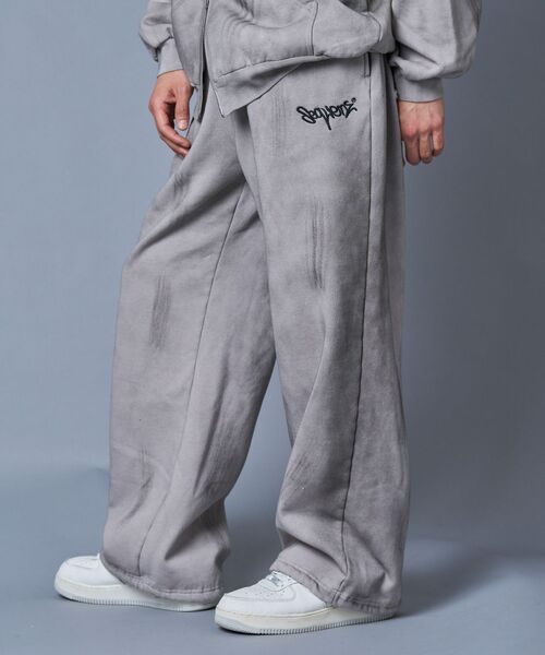 「SEQUENZ」 スウェットパンツ MEDIUM ダークブラウン メンズ_画像7