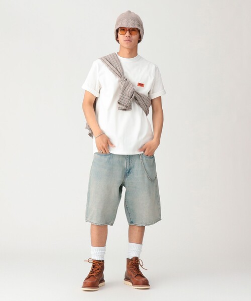 Levi's（リーバイス） ワイドパンツ ハーフパンツ ジーンズ 短パン