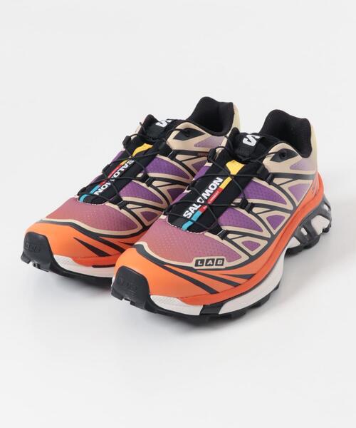 SALOMON メンズスニーカー（色：オレンジ系）｜シューズ｜ファッション