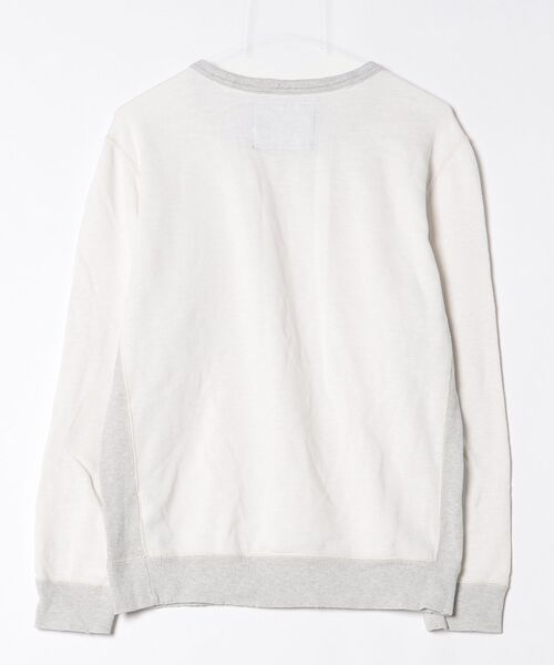 「Abercrombie&Fitch」 ワンポイントスウェットカットソー X-SMALL ホワイト メンズ_画像2
