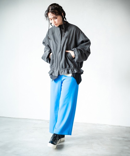 「OSMOSIS」 「loaf」ブルゾン ONE SIZE ブラック レディース_画像3