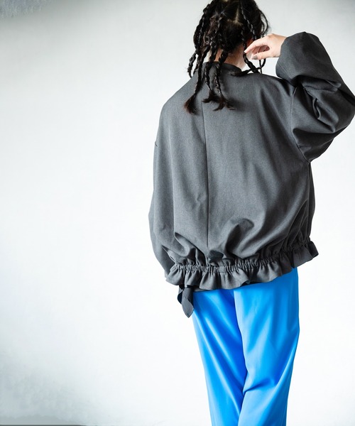 「OSMOSIS」 「loaf」ブルゾン ONE SIZE ブラック レディース_画像6