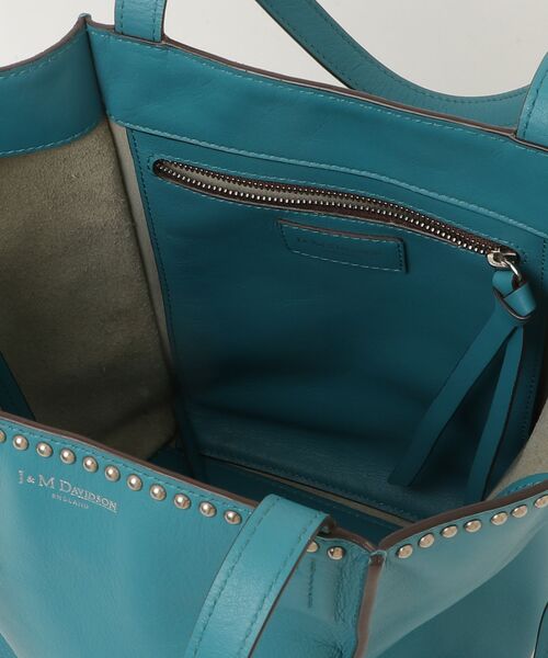 sa-riさん専用　J&M Davidson ネイビー レザー ハンドバッグ J&M Davidson（J＆Mデヴィッドソン） 」 トートバッグ - ブルー