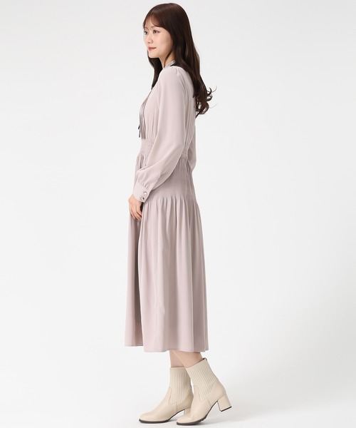 「MISCH MASCH」 長袖ワンピース M ネイビー レディース_画像2