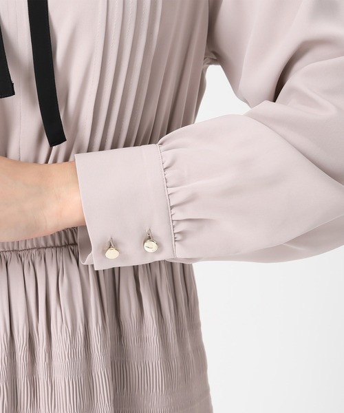 「MISCH MASCH」 長袖ワンピース M ネイビー レディース_画像9