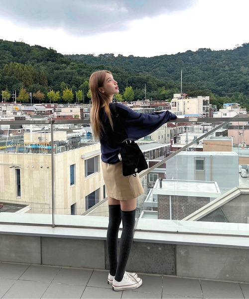 「by muni:r」 長袖カットソー FREE ブラック レディース_画像4